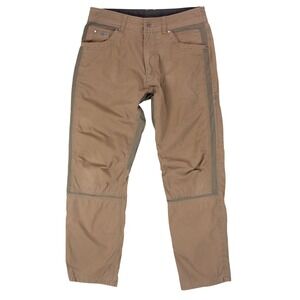Kuhl Radikl Mens 32x30 Brown Hiking Utility Pants Stretch Panels Enduro